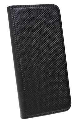Smart Magnet Tasche Hülle Flip Cover kompatibel mit Motorola Moto G85 Schwarz