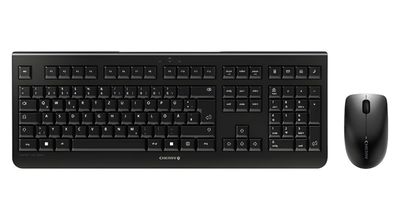 Cherry DW 3000 Set – Kabellose Tastatur und Maus in Schwarz für das Büro