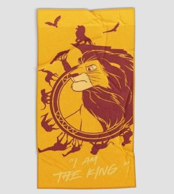 Lion King Strandtuch – 70x140 cm, 100% Polyester für den perfekten Strandtag