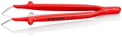 KNIPEX 92 37 64 Präzisionspinzette 148 mm gewinkelt isoliert