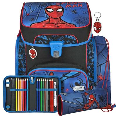 Scooli Easy Fit Schulrucksack Set Spider-Man & Spidey, Spider-Man & Spidey, M