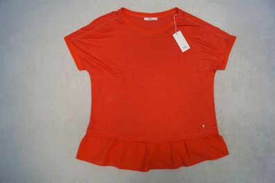 Brax T-Shirt Gr. 42 100%Leinen orange NEU