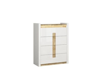 Kommode mit Schubladen Alameda - Schubladenschrank - Sideboard - Weiß