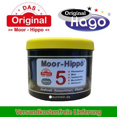 Moor-Hippo 5 - 500 ml Pferdebalsam von Hago