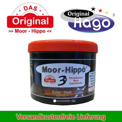 Moor-Hippo 3 - 500 ml Pferdebalsam von Hago