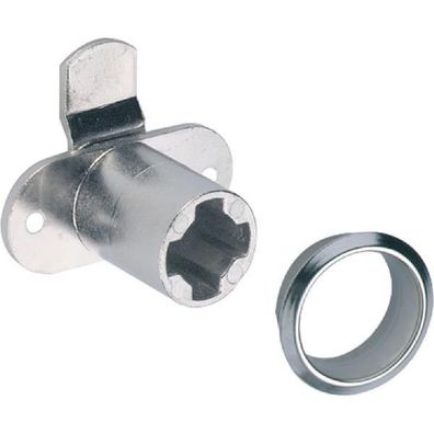 Hettich Prestige 2000 Zylinder-Hebelschloss Z23 ø18 Stahl vernickelt