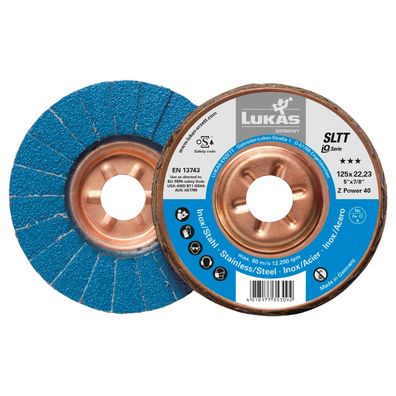 Lukas Schleiflamellenteller SLTT Z Power ø 125mm Korn 60