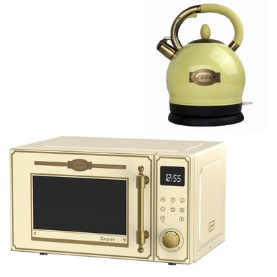 Kaiser Empire M 2530 ElfEm Retro Mikrowelle+ Wasserkocher WK 2000 ElfEm