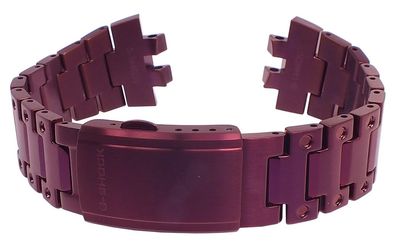 Casio G-Shock ? Uhrenarmband violett Edelstahl ? GMW-B5000RD-4
