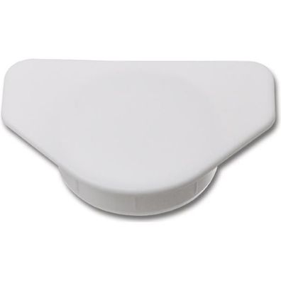 Henke Scharniertopf Abdeckkappe mit Abdeckfläche ø 35mm Kunststoff weiß ()