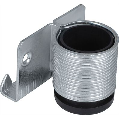 CAMAR Höhenversteller zum Einschlagen DM 28mm Stahl verzinkt/Kunststoff schwarz