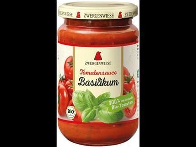 Zwergenwiese 3x Tomatensauce Basilikum 340ml