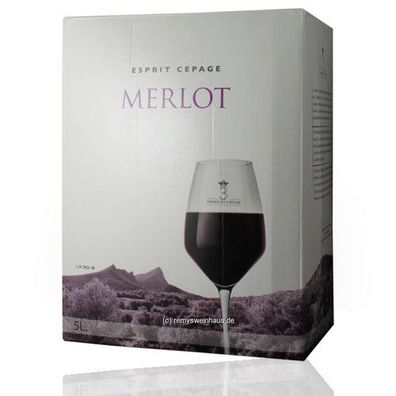 Les Coteaux du Pic BIB(5L) Merlot 'Esprit Cepage' Pays d´Oc IGP 5.00 Liter