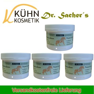 4 Dosen / Tiegel Pferdebalsam 300 ml von Dr. Sachers