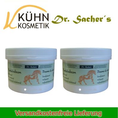 2 Dosen / Tiegel Pferdebalsam 300 ml von Dr. Sachers