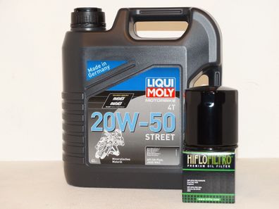 Kawasaki KLE 500 Bj:06-07, 4Ltr., iqui Moly 20W50, l- u. Ölfilter