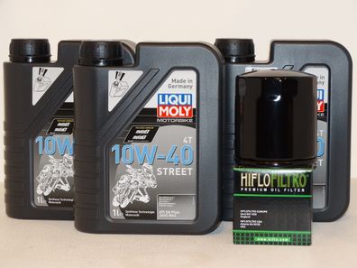Moto Guzzi California 1100 Bj:94-98, 3 Ltr. LIQUI MOLY 10W40, l- u. Ölfilter