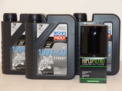 Suzuki LS 650 Savage Bj:86-09, 3 Ltr. LIQUI MOLY 10W40, l- u. Ölfilter