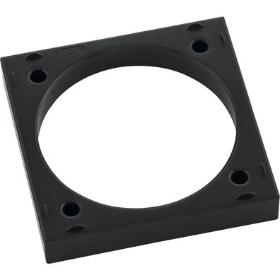 Berker Integro Flow-Pure Distanzring schwarz glänzend