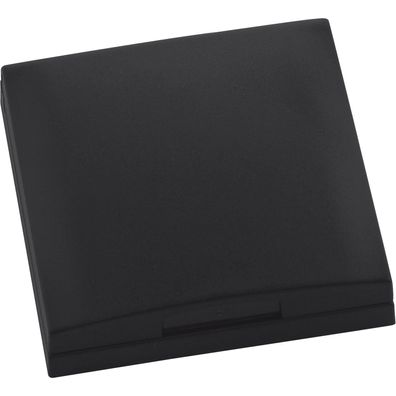 Berker Integro Flow-Pure Rahmen 1fach mit Klappdeckel schwarz matt