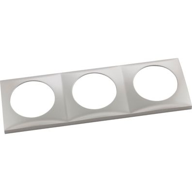 Berker Integro Flow Rahmen 3fach Edelstahl Effekt ()