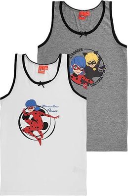 United Labels Miraculous Unterhemd für Mädchen - Ladybug Kinder Tank Top Hemdchen