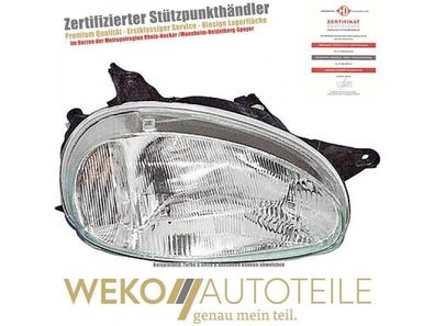 Hauptscheinwerfer rechts Diederichs 1812082 für OPEL