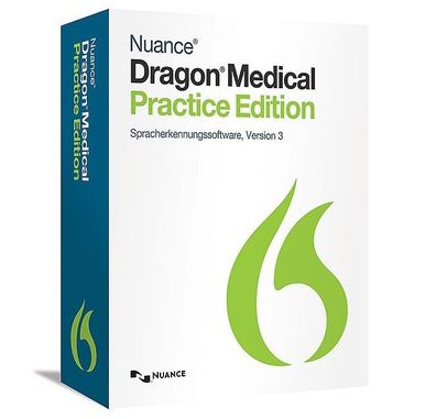 Nuance Dragon Medical Practice Edition 3, Deutsch, Vollversion