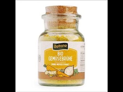 Beltane 6x Beltane Gemüsebrühe Korkenglas, vegan, glutenfrei, lactosefrei 110g