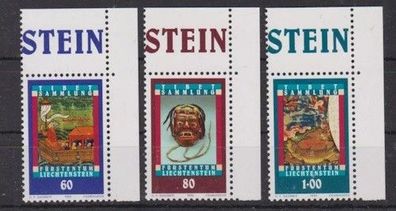 Liechtenstein 1993 postfrisch MiNr. 1061-1063 Liechtensteinische Tibet Sammlung