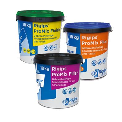 Rigips Spachtelmasse Promix Plus/ Finish/ Filler 18kg