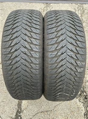 2xWinterreifen 195/55 R16 87H Goodyear UltraGrip 8 * DOT17 6,7-7,6mm