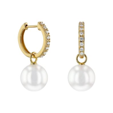 Luna-Pearls - 314.0316 - Ohrringe - 750 Gelbgold - Südsee-Zuchtperle