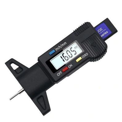 Digital Reifenprofilmesser mit LCD Display Reifenmessgerät Reifendruckmesser Retoo