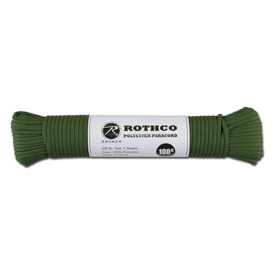 NEU 30m Paracord Seil grün bis 249kg fest für Camping Outdoor Survival Bushcraft