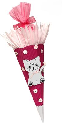 Schultüte Bastelset Katze weiß von Prell