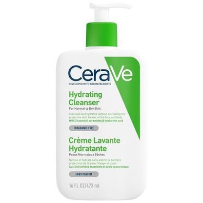 CeraVe Feuchtigkeitsspendende Reinigungsmilch, 473 ml