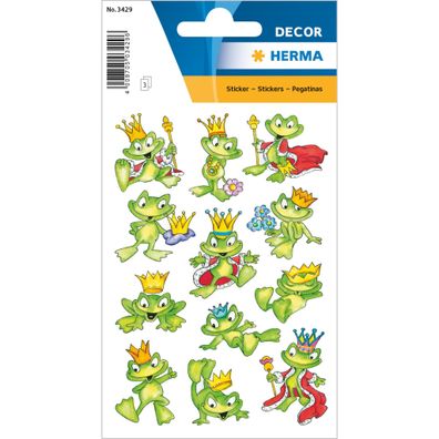 Herma Sticker DECOR Froschkönig 3 Bl