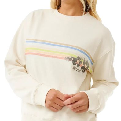 RIP CURL Women Sweat Hoffman Relaxed bone - Größe: S