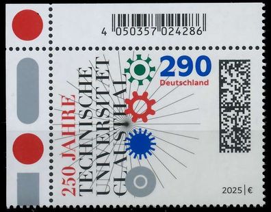 BRD BUND 2025 Nr 3894 postfrisch ECKE-OLI X95B76A
