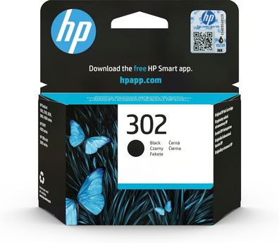 HP HP Ink No 302 HP302 HP 302 Black Schwarz (F6U66AE)