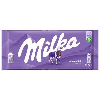 Milka Alpenmilch - Schokolade - 25x90 g Tf
