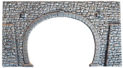 NOCH N 34938 Tunnel-Portal, 2-gleisig, 16 x 9 cm