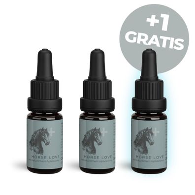 CBD Öl für Pferde Horse Love 40% für schwere Pferde 2 + 1 Gratis