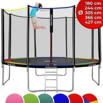 Trampolin Ø 180 244 305 366 427 Outdoor Gartentrampolin Fitness Trampoline