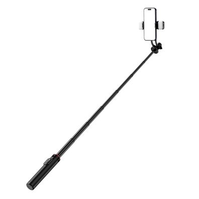 Selfie Stick mit Dual-Licht und Telefonhalter - Teleskopstativ 1,3 m aus Aluminium