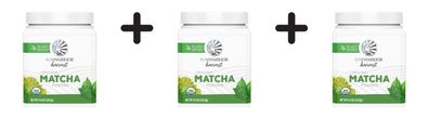 3 x Sunwarrior Organic Matcha Powder (337g) Unflavoured