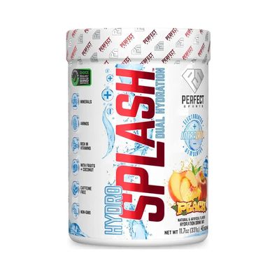 Perfect Sports Hydro Splash Dual Hydration (45 Serv) Peach