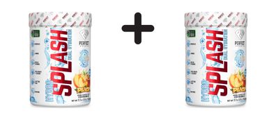 2 x Perfect Sports Hydro Splash Dual Hydration (45 Serv) Peach