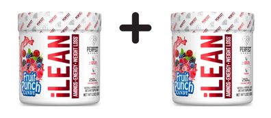 2 x Perfect Sports iLean Aminos + Energy + Weight Loss (150g) Fruit Punch